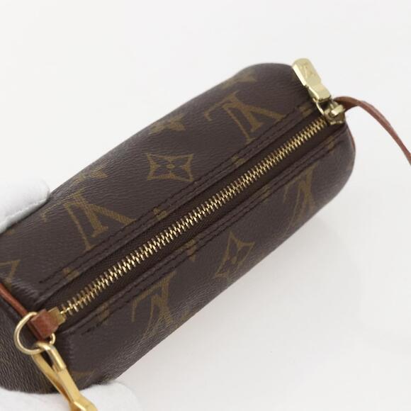 LOUIS VUITTON Monogram Papillon Pouch LV Auth ka1183 - Picture 6 of 16
